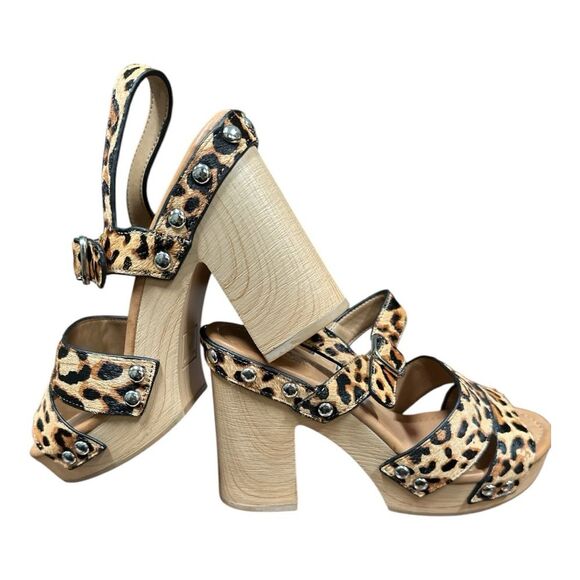 Sun + Stone Delilah Dress Sandals leopard print - Picture 6 of 8